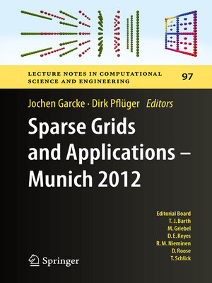 cover image of Sparse Grids and Applications--Munich 2012